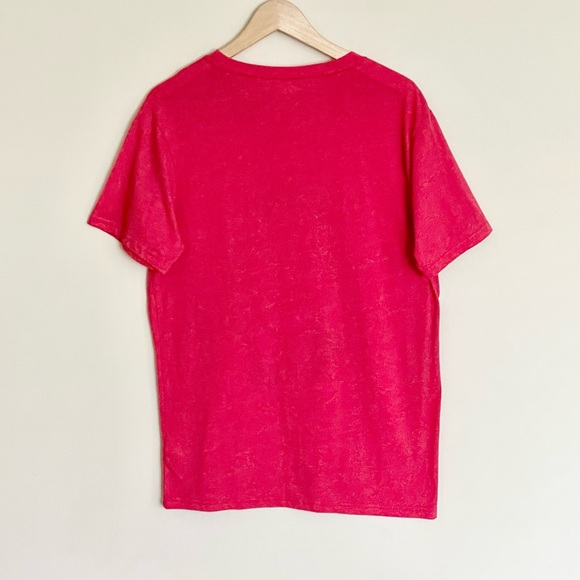 NEW 50s Guy “Yeah No!” Vintage Illustration Graphic Red T Shirt Adult Medium - Picture 4 of 5